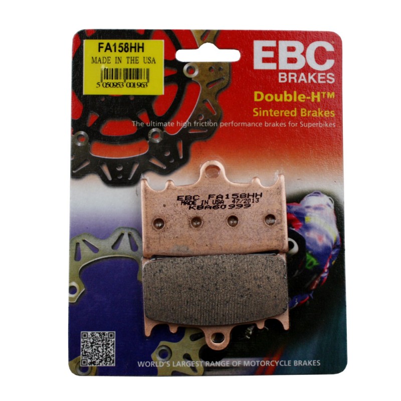 EBC Brakes DoubleH Sintered Superbike Brake Pads Front FA158HH